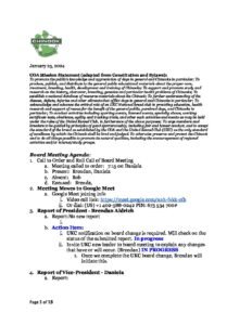 2024 1 25 Board Meeting Minutes