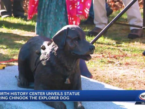 Chinook Statue unveiled 11/15/2025