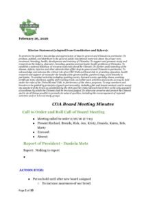 2026 02 26 Board Meeting Minutes