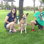 Kristy, Zazu, and Isaiah Jolly (the winners of games 3 and 4)