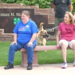 Cristine and Kathe showing off different Chinook shirts