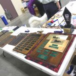 Plaques soon to go to the new winners for the next year