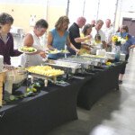 We finish it off with a tasty meal!